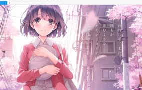 动漫渐显引导页HTML5单页源码