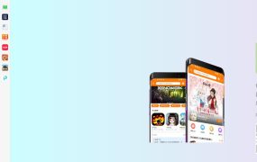 简约自适应APP下载页源码