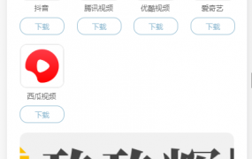 软件推广导航页面网站源码可封装应用app下载软件引流整站模板程序