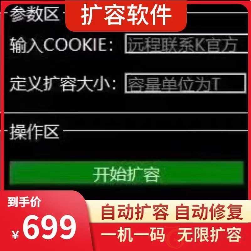 2022网盘不够用在拼某某上买的扩容工具+注册机+视频教程