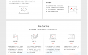 分享一套简洁大气且好看的排名seo官网源码